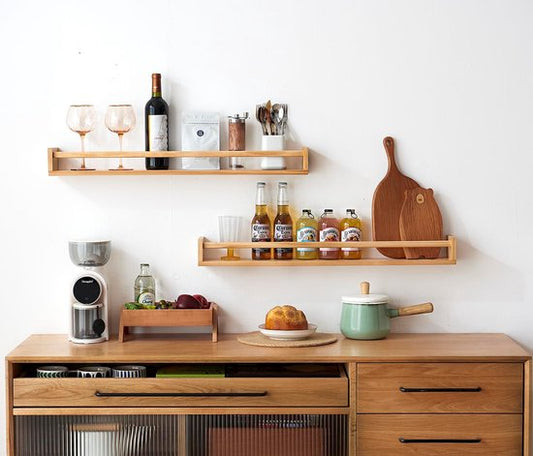Birch Pattern Floating Wall Shelf Set – 2-Pack (57cm) {{ variant }{{ image_name }