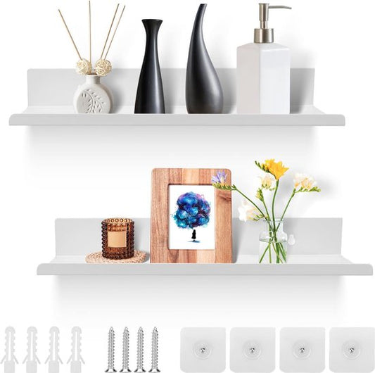 Metal Wall Shelf - Floating Shelves with High Gloss Finish {{ variant }{{ image_name }