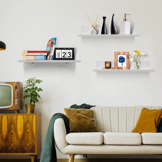 Metal Wall Shelf - Floating Shelves with High Gloss Finish {{ variant }{{ image_name }