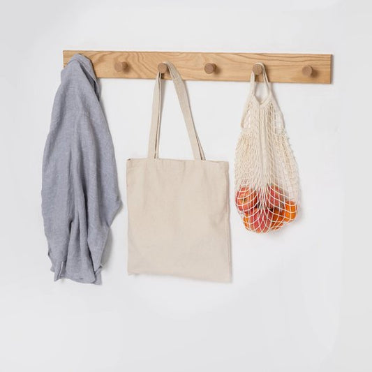 Wooden Wall Coat Rack – 6 Hooks (57x5x5cm) {{ variant }{{ image_name }