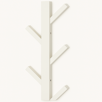 Wall-Mounted Coat Rack – 6 Hooks (White, 78cm) {{ variant }{{ image_name }